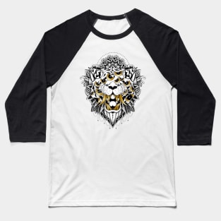 Gold Eye Tiger Baseball T-Shirt